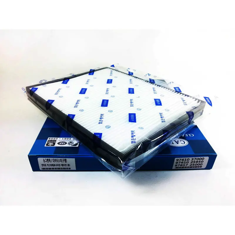 9761037000 Cabin Filter For Hyundai Verna 1999~2006, Grandeur/Dynasty 1992~2006, 9761725000 1