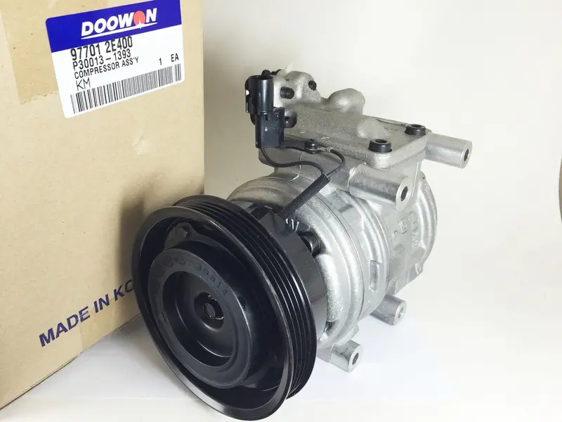 977012E400 Doowon A/C Compressor For Hyundai Tucson 2006~2009, Kia New Sportage 2006~2010 1