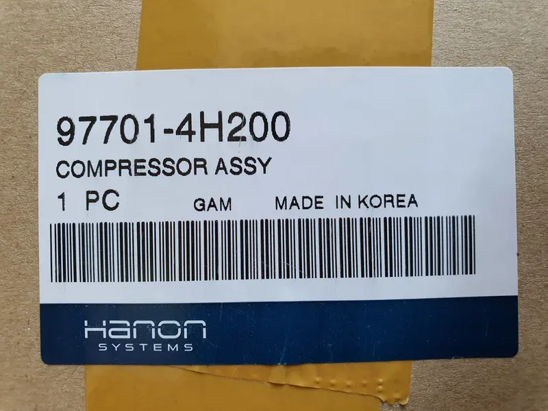 977014H200 Hanon Hvcc A/C Compressor For Hyundai Grand Starex, Korea Origin 1