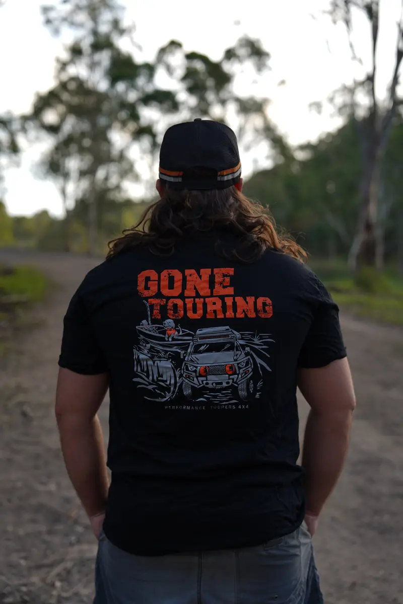 Gone Touring T-Shirt In Black 1