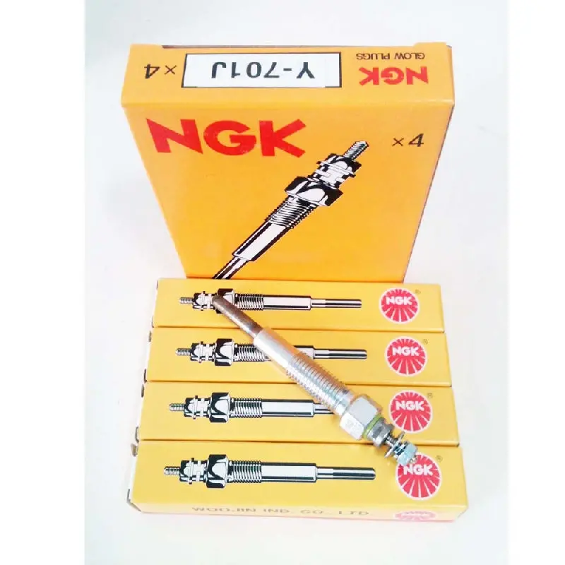 Ngk Y701j Glow Plug Set(4Pcs) For Kia Pregio, Besta, Sportage,  Mazda B2500, Ford Ranger, 0K05418140 1