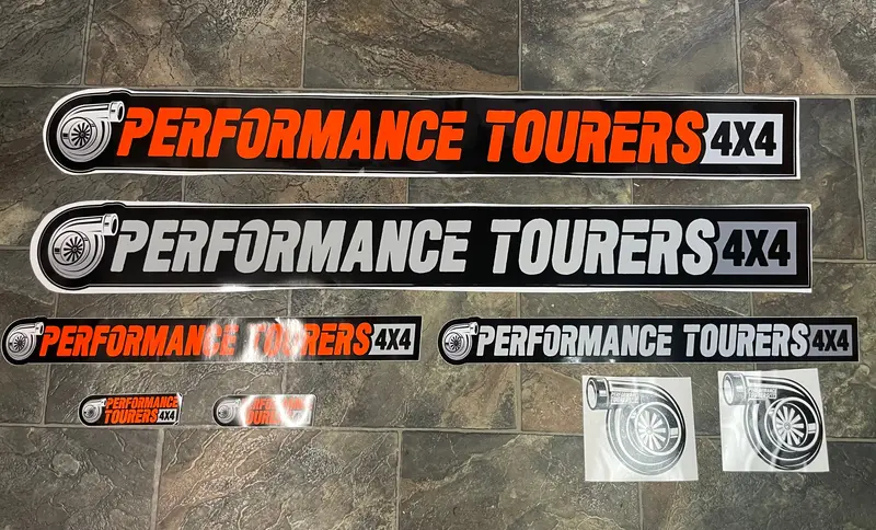 Pt 4X4 Windcreen Banner And Sticker Kit 1