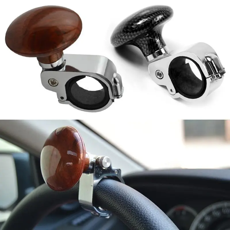 Universal Auto Car Steering Wheel Knob Booster Ball Suicide Spinner Steering Metal Bearing Truck  Handle Knob Booster 2020 1