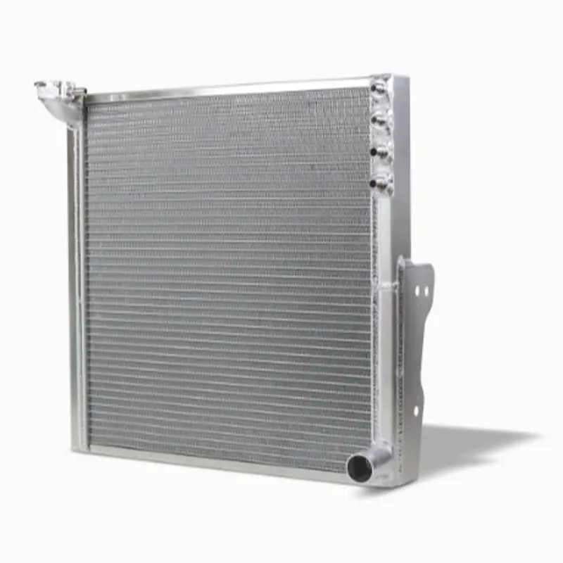 Afco Racing 80209N Lightweight Double-Pass Aluminum Radiator – 20.5" W × 20" H With Low-Profile Spring Core 1