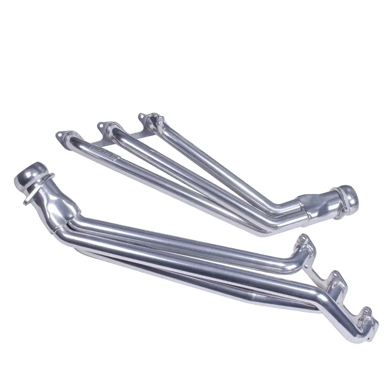 Bbk Long-Tube Headers – Polished Silver Ceramic Coated, Fits 2005–2010 Ford Mustang V6 1