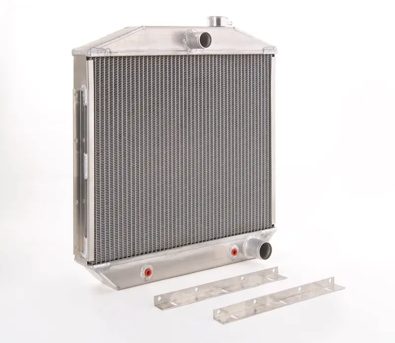 Be Cool 63280 Factory-Fit Downflow Radiator – Polished Finish For 1949–1954 Chevrolet Cars With Automatic Transmission 1