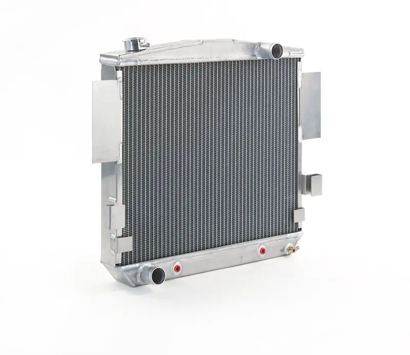 Be Cool Downflow Radiator – Polished Finish, Direct Fit For 1974–1978 Mustang Ii With Automatic Transmission 1