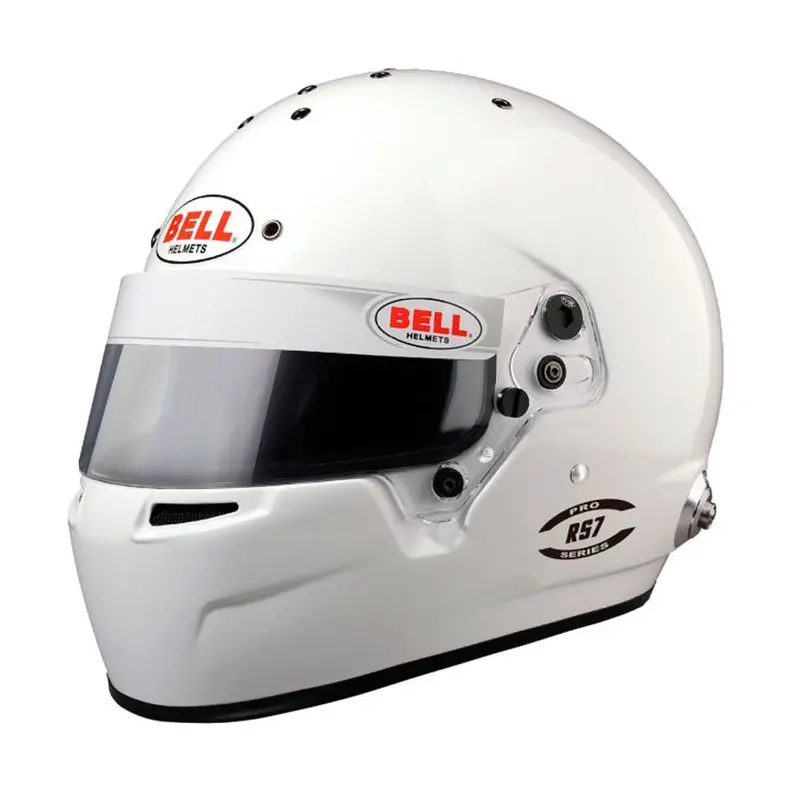 Bell Rs7 Sa2020/Fia8859 Certified Racing Helmet – Size 7-5/8+, White 1