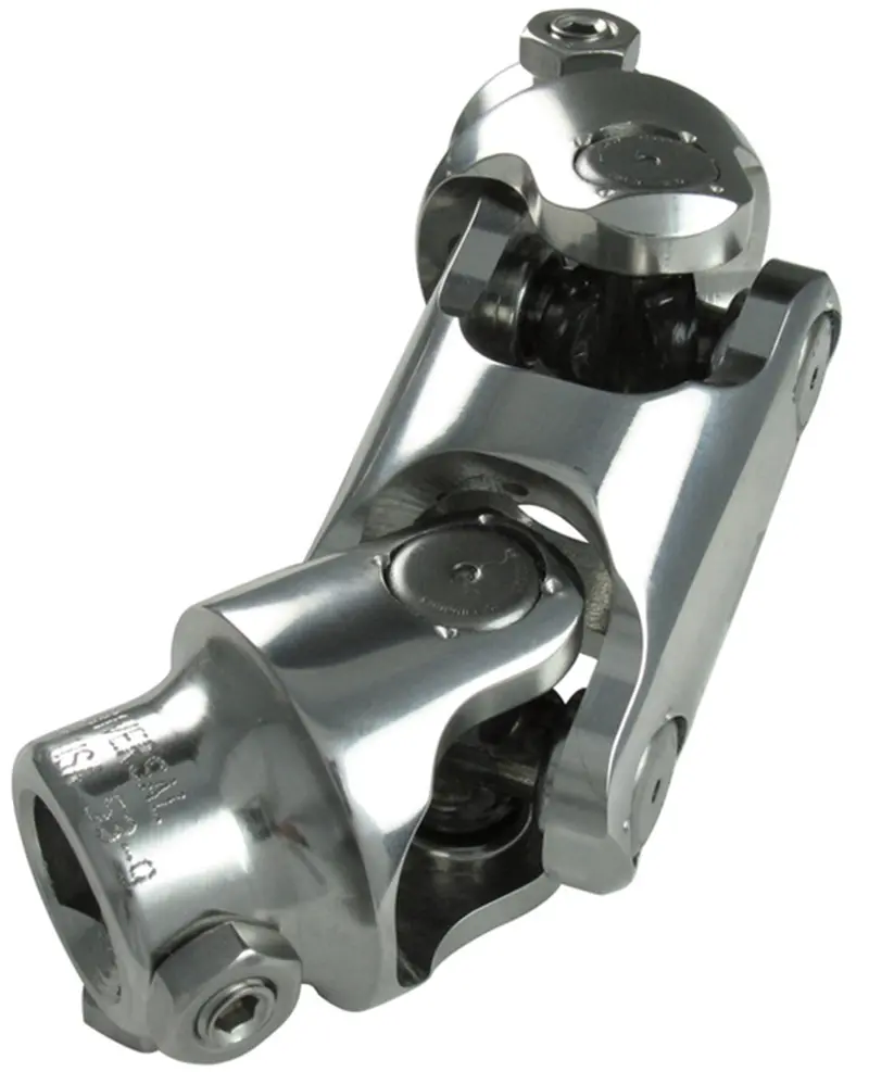 Borgeson 143737 Double Universal Steering Joint – Polished Stainless Steel, 3/4"-48 Thread 1
