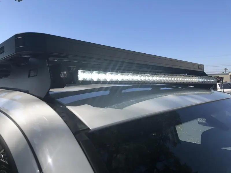 Cali Raised Led Cr2712 Mounting Brackets For 42" Slimline Roof Rack Led Light Bar 1