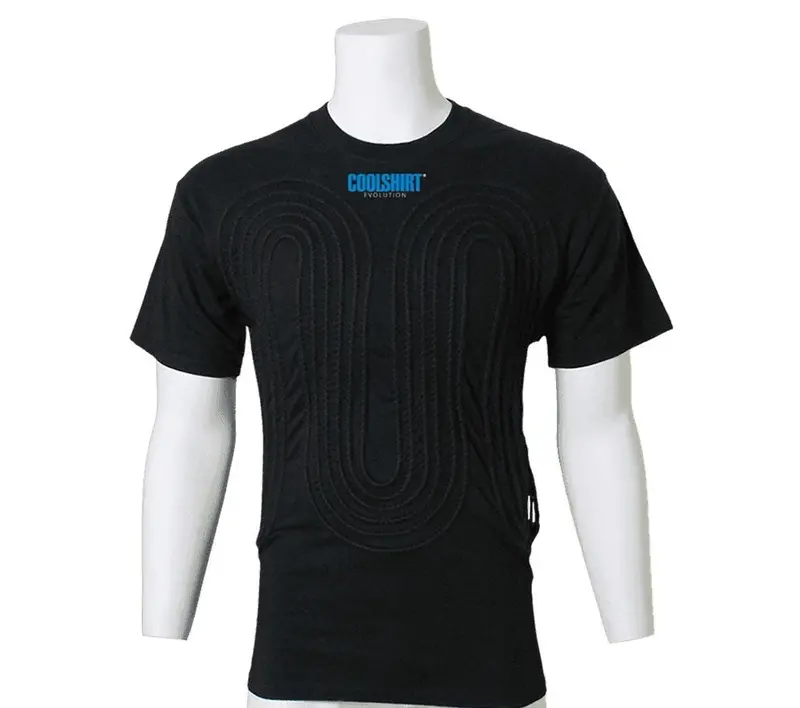Cool Shirt 1014-2072 Evolution Cooling Shirt – Black, Short Sleeve, 3X-Large 1
