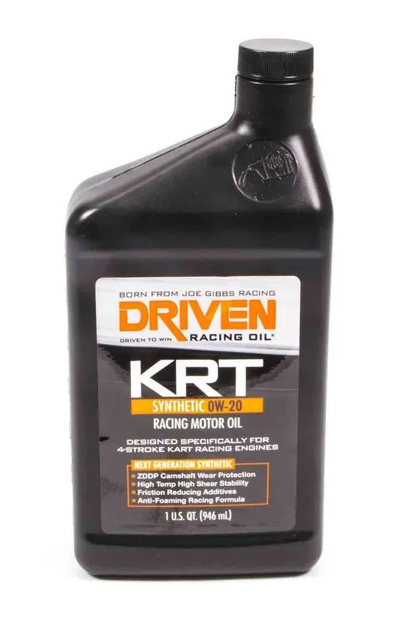 Driven Racing Oil Krt 0W-20 Synthetic 4-Stroke Kart Engine Oil – 1 Quart 1
