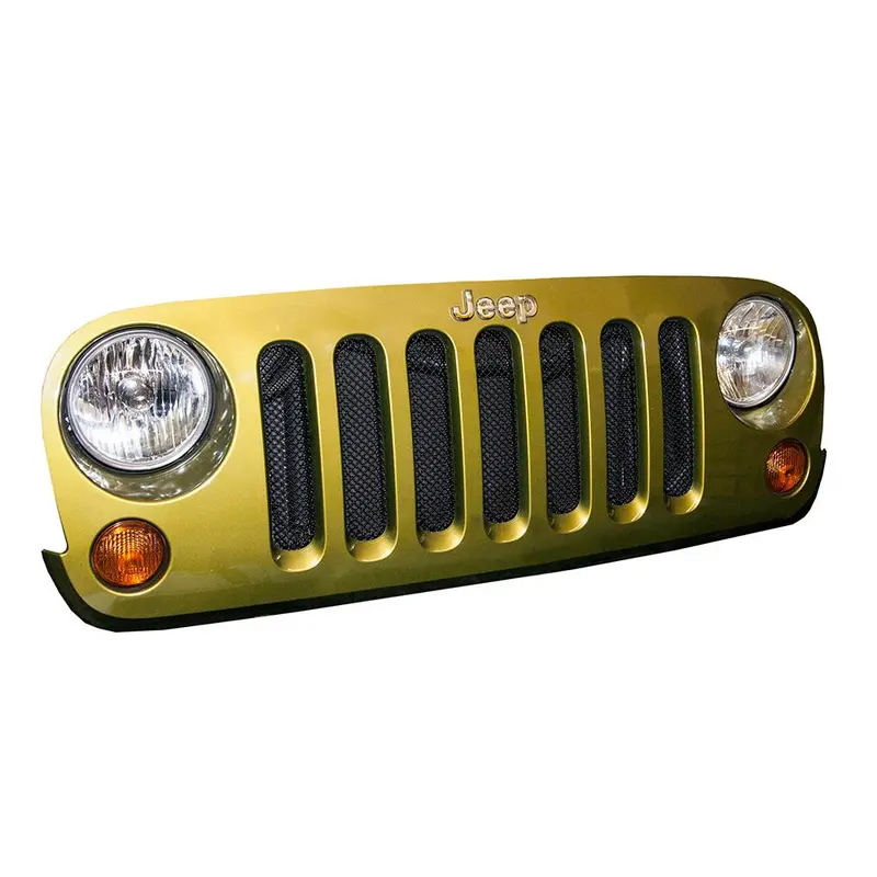 Dv8 Offroad D-Jp-190010-Bk Black Mesh Grille For 2007–2018 Jeep Jk 1