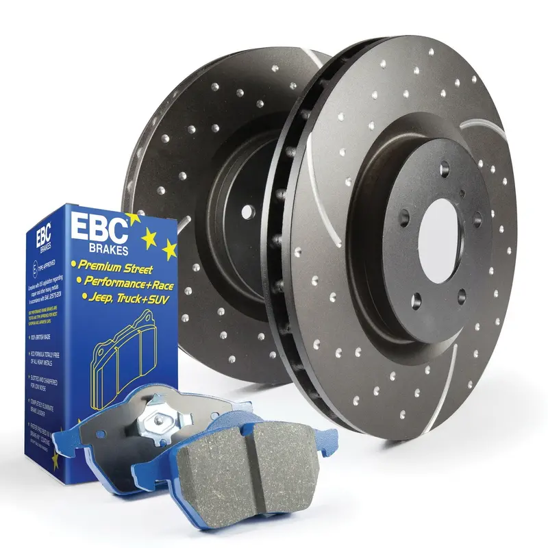 Ebc S6Kf1024 Bluestuff Performance Brake Pad And Gd Slotted Rotor Kit 1