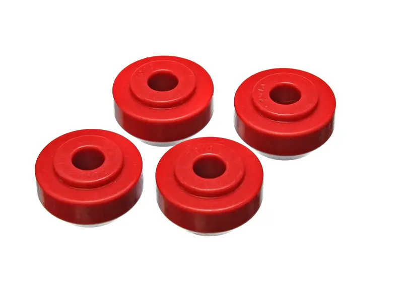 Energy Suspension 4.7113R Front Strut Rod Bushing Kit – Red Polyurethane, Performance-Oriented Upgrade 1