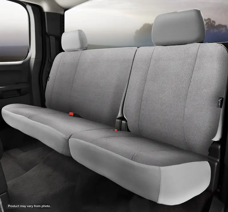 Fia Trs42-74 Gray Solid Fabric Seat Covers For Jeep Wrangler 1