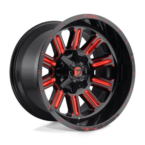 Fuel D621 20X10 Inch Gloss Black Machined Wheel – 5X4.5/5X5 Bolt Pattern, -18Mm Offset 1