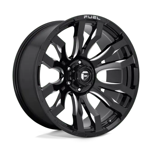 Fuel D673 17X9 Inch Forged Wheel – Gloss Black/Milled Face, -12Mm Offset 1
