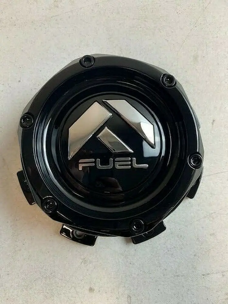 Fuel Gloss Black Wheel Center Cap – 8X6.5 / 8X170 Bolt Pattern, Short Style 1