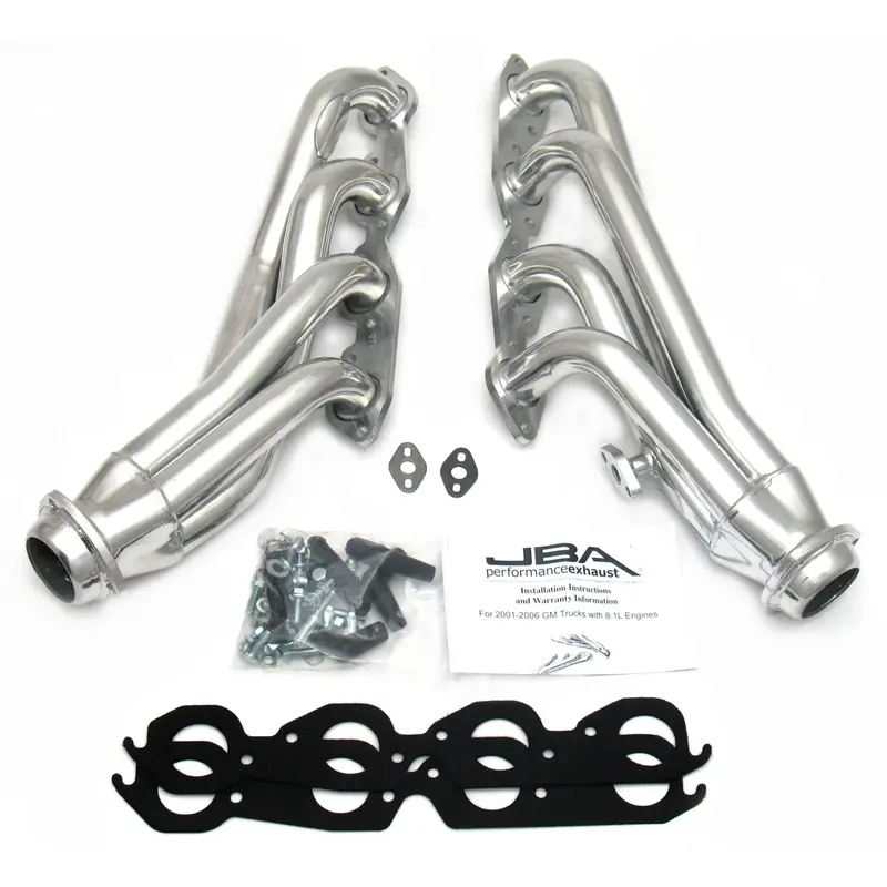 Jba Racing Ceramic-Coated Exhaust Headers – Designed For 2001–2003 Gm Hd Trucks With 8.1L V8 1