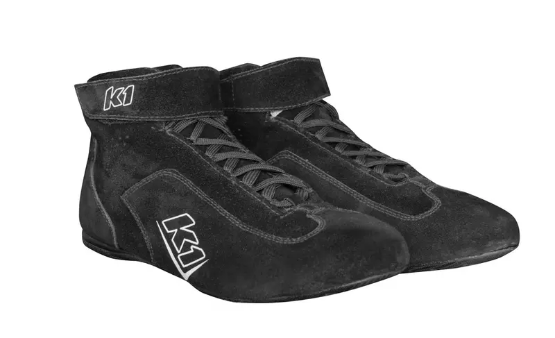 K1 Racegear 24-Chl-N-65 Challenger Racing Shoes – Black, Size 6.5, Sfi 3.3/5 Certified 1