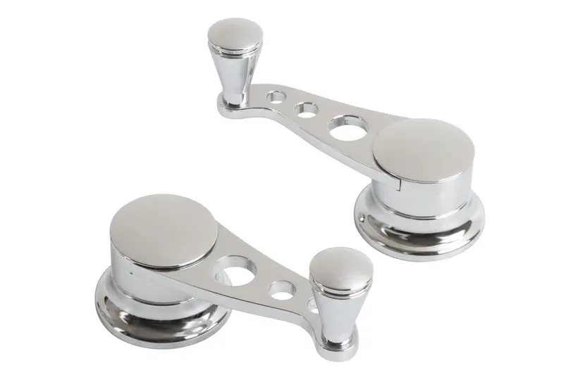 Lokar Idh-2036 Chrome Lakester-Style Vent Window Crank Set (Pair) 1