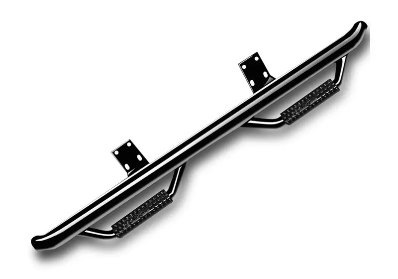 N-Fab Gloss Black Nerf Steps – Cab-Length Pair For 2007–2013 Silverado/Sierra 1500 & Hd Crew Cabs (C0780Cc) 1
