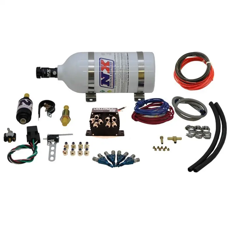 Nitrous Express 64004-2.5P Moto 4 Nitrous System – Includes 2.5-Lb Bottle And Engineered Tuning Components 1