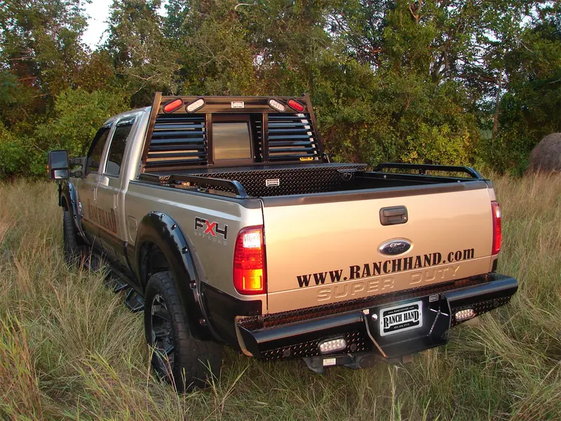 Ranch Hand Legend Series Rear Bumper – Heavy-Duty Steel Bumper With Black Powder Coat Finish 1