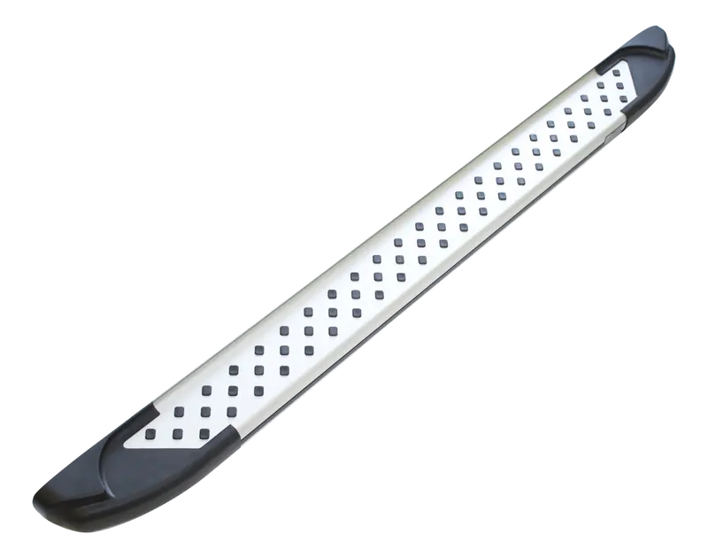 Romik Rx Series 61731418 Running Boards – Silver Anodized Step Rails For 2016–2022 Lexus Rx 1