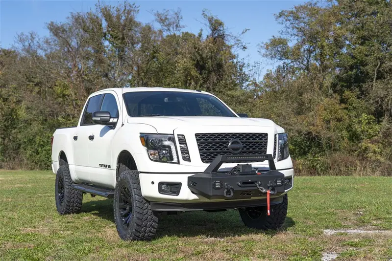 Rough Country 93140 Black Winch Mount System Compatible With Rc Rs4500Lb Winch 1