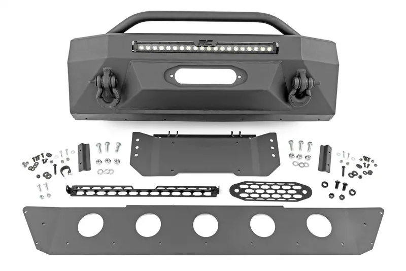 Rough Country Hybrid Front Bumper – Integrated 20-Inch Led Light Bar, Fits 2014–2022 Toyota 4Runner (2Wd/4Wd) 1