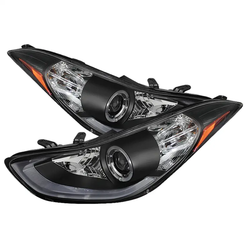 Spyder Auto Led Drl Projector Headlights – Stock-Bulb Compatible, Pair, Gloss Black Housing (5073662) 1