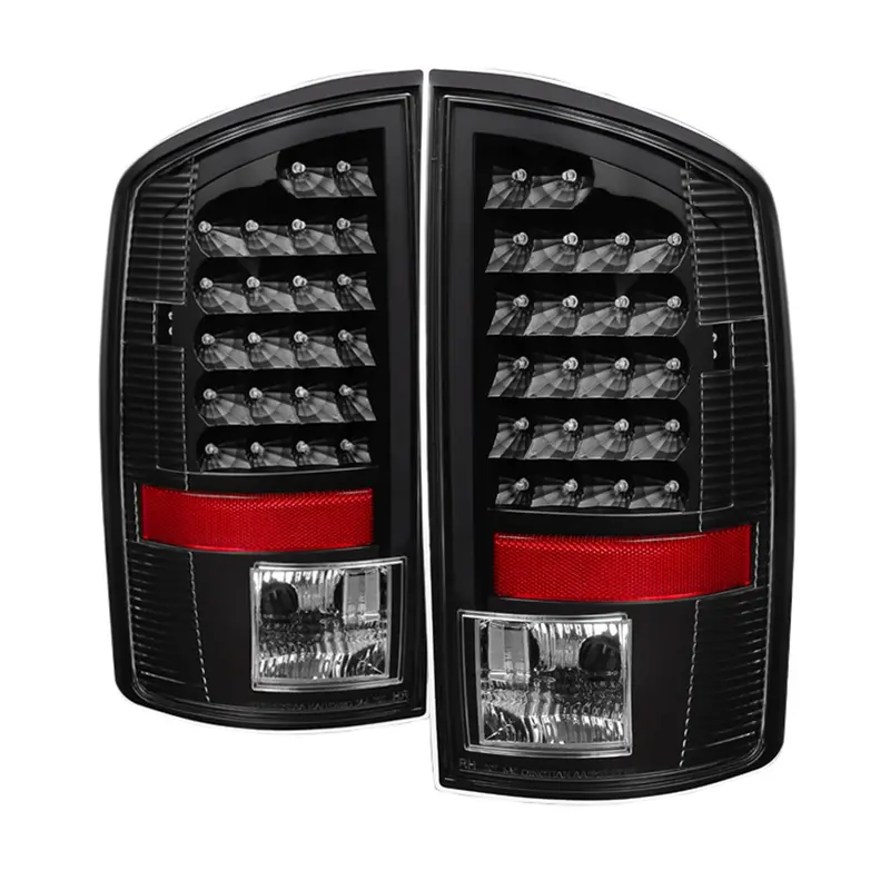 Spyder Auto Xtune Led Tail Lights – Modern Black Housing With Clear Lens Design (5072979) 1