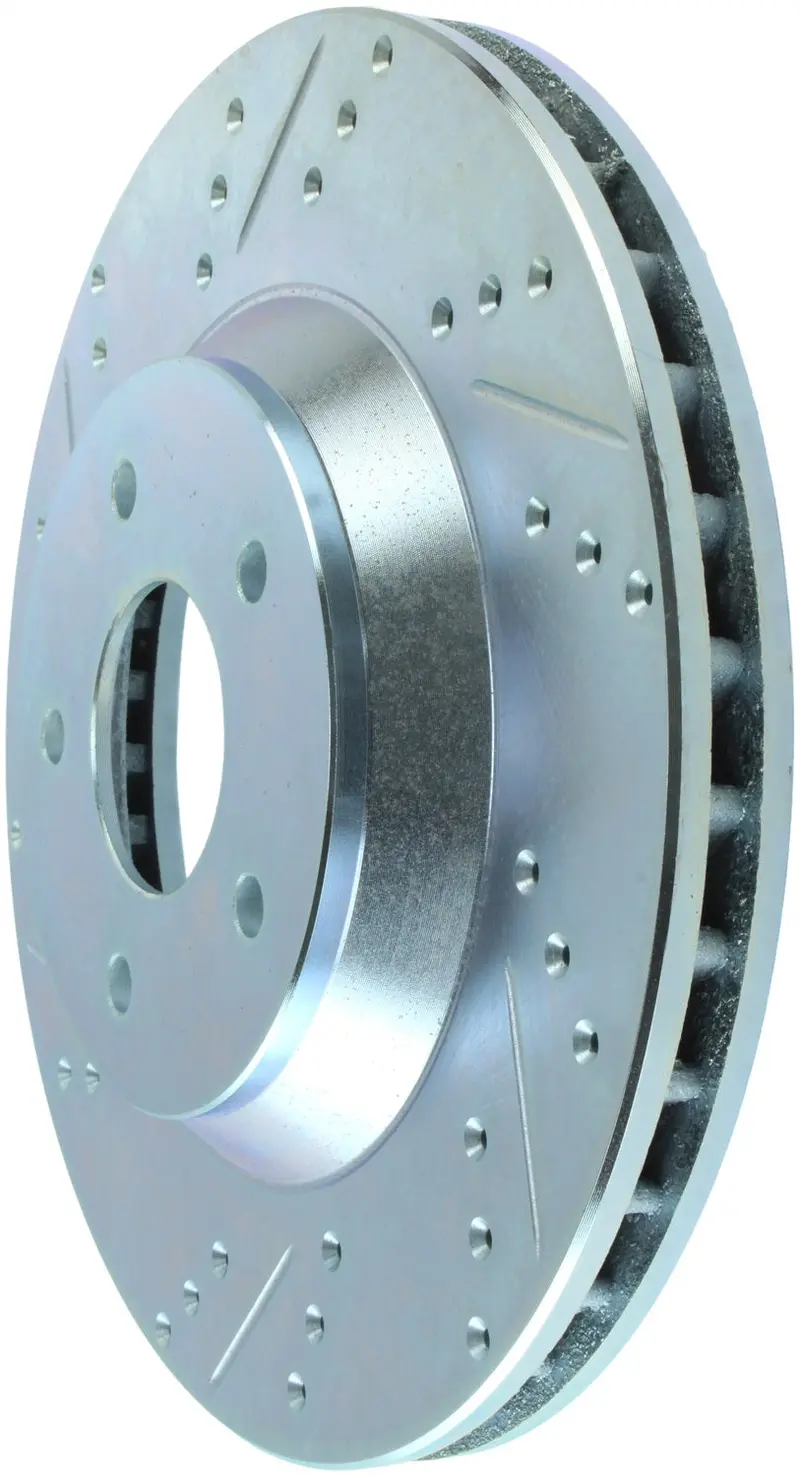 Stoptech 227.62047R Select Sport Drilled & Slotted Front Right Rotor 1