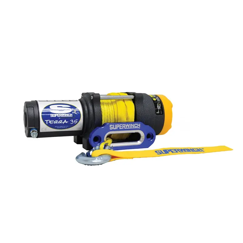 Superwinch Terra 35Sr Electric Winch – 3500-Lb Capacity, Sealed Motor (1135230) 1