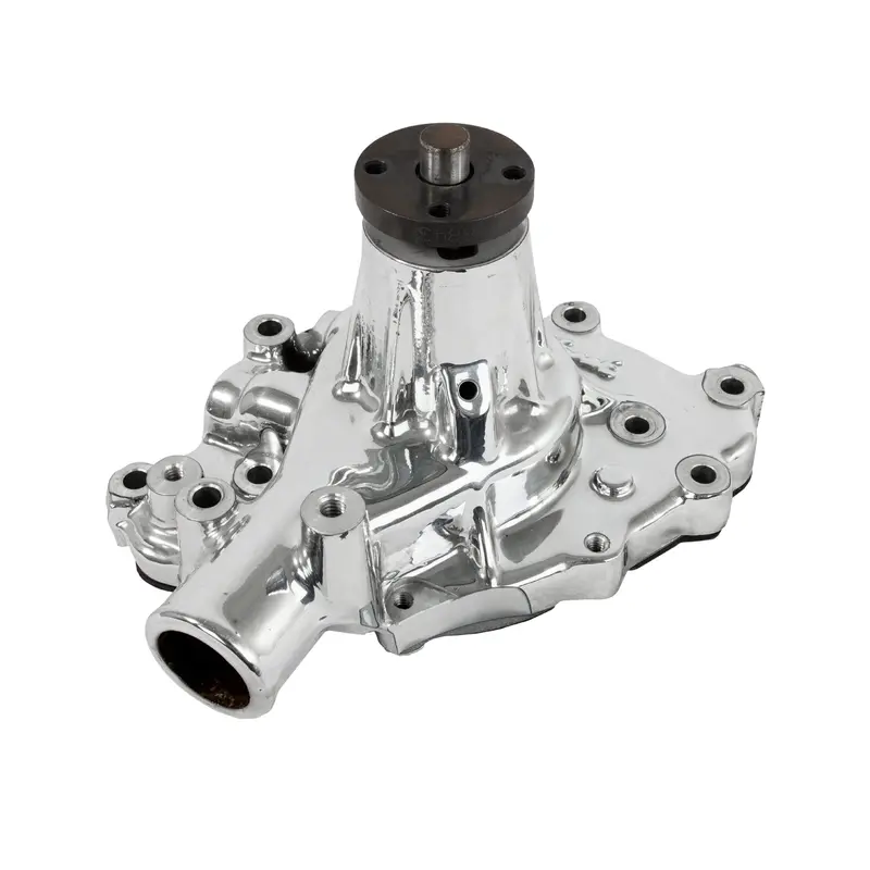 Top Street Performance Hc8049C Chrome Aluminum Mechanical Water Pump – Fits Sbf 289/302/351W With Power Steering Outlet 1