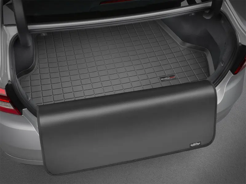 Weathertech Cargo Liner With Third-Row Bumper Protector – Tan Trim-Fit For Suvs And Minivans 1