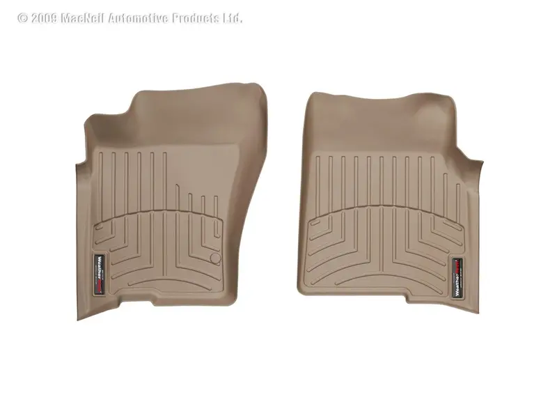 Weathertech Digitalfit Floor Liners – Tan Front Row Protection (Model 450891) 1
