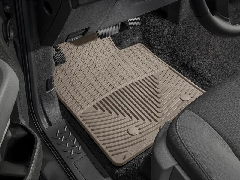 Weathertech W26Tnw25Tn179Tn Tan All-Weather Floor Mats – Front, Second, And Third Rows (Bench Seat Fit) 1